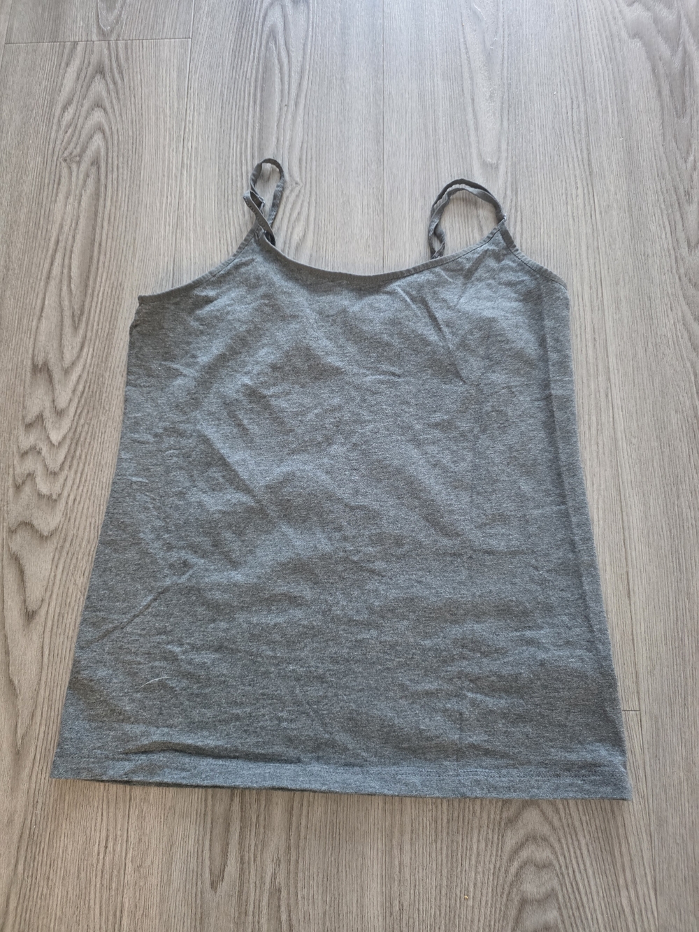 Time and Tru Grey Spaghetti Strap Camisole